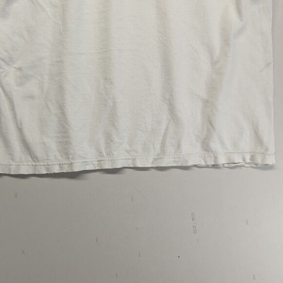 Champion Stanford University Hawaiian Hibiscus Floral Print White Thrashed Large - Picture 12 of 12